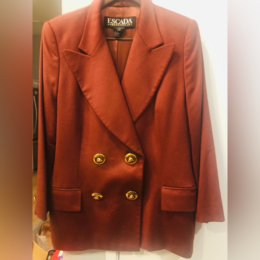 Escada angora wool blazer